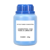 Refil de Toner Hp 2025 | 1518 | 1515 | 1215 | Importado - Ciano - 45g Refil de Toner Hp 2025 | 1518 | 1515 | 1215 | Importado - Ciano - 45g